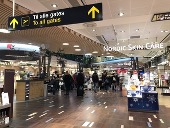 Københavns Lufthavn - Flughafen Kopenhagen - nach Sicherheitskontrolle