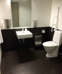 Metalskolen Jørlunde - 12. Handicaptoilet ved restauranten