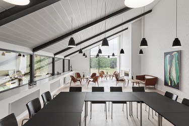 Metalskolen Jørlunde -  5. Pejsestuen