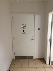Fårup Sommerland - Handicaptoilet i Restaurant Spisekammeret