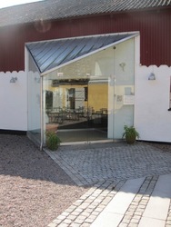 Greve Museum -  Hovedindgang, H-toilet og cafe og museumsbutik