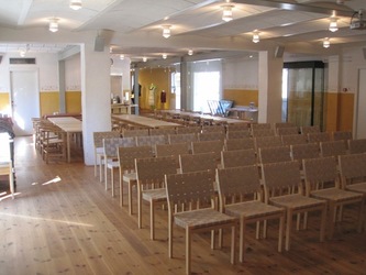 Greve Museum -  Hovedindgang, H-toilet og cafe og museumsbutik
