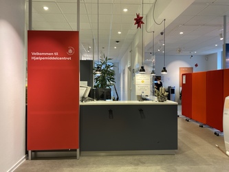 Hjælpemiddelcentret - Reception og venteområde
