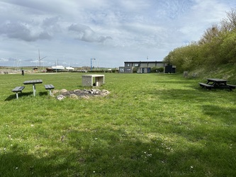 Badebroen ved Herslev Strand