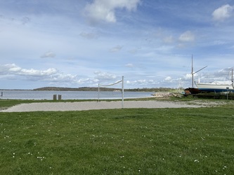 Badebroen ved Herslev Strand