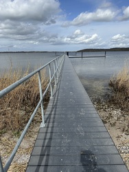 Badebroen ved Herslev Strand