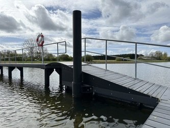 Badebroen ved Herslev Strand