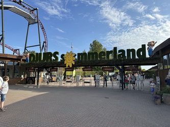 Djurs Sommerland - Parken, Eingang und Gestaltung des Parks