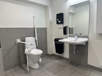Vingsted Hotel og Konferencecenter - Toilet im Erdgeschoss
