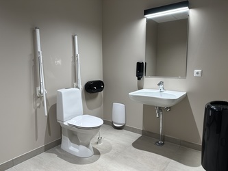 Odense Congress Center - Best Western Plus Hotel Odense - Toilet i den nye bygning