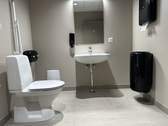 Odense Congress Center - Best Western Plus Hotel Odense - Toilet i den nye bygning