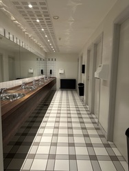 Vingsted Hotel og Konferencecenter - Toilette im 1. Stock