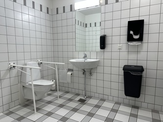 Vingsted Hotel og Konferencecenter - Toilette im 1. Stock