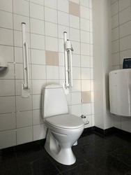 Scandic Kolding - Toilette neben Mjølner und Mimer