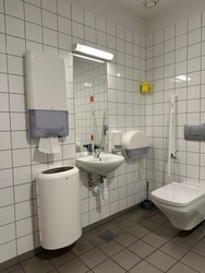 Billund Lufthavn - Afrejse - Toilet ved Gate  5-7