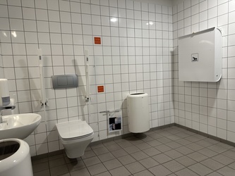 Billund Lufthavn - Afrejse - Toilet ved Gate 13-16