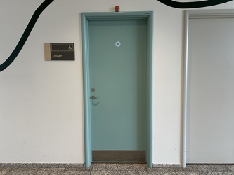 Billund Lufthavn - Ankomst - Toilet ved  Gate 15