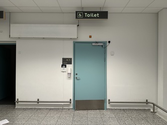 Billund Lufthavn - Ankomst - Toilet ved bagagebånd 5