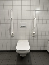 Billund Lufthavn - Ankomst - Toilet ved bagagebånd 5