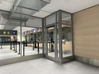 Billund Lufthavn - Ankomst - Toilet ved  paskontrol (Schengen)