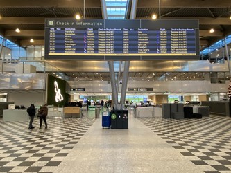 Billund Lufthavn - Afrejse - Fra check-in til boarding