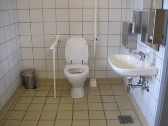 Handicaptoilet på banegården (Arriva)