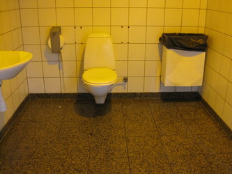 Handicaptoilet på Viborg Busterminal