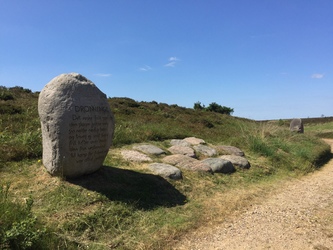 Kongenshus Mindepark -  Gåtur langs mindestenene