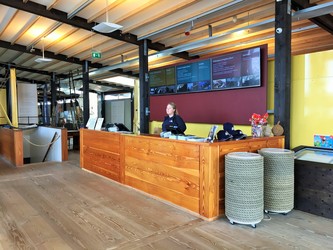 Fregatten Jylland - 1. Hovedindgang, billetsalg / museumsbutik og udstilling