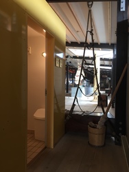 Fregatten Jylland - 1. Hovedindgang, billetsalg / museumsbutik og udstilling