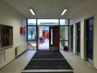 Kornmarkskolen, Afd. Skævinge - 4. Administration, bibliotek og faglokaler (Bygning C)