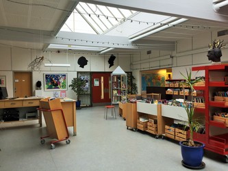 Kornmarkskolen, Afd. Skævinge - 4. Administration, bibliotek og faglokaler (Bygning C)