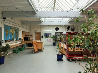 Kornmarkskolen, Afd. Skævinge - 4. Administration, bibliotek og faglokaler (Bygning C)