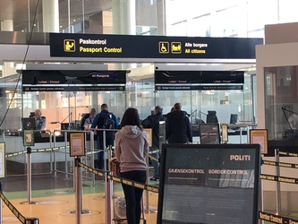 Flughafen Kopenhagen - Passkontrolle für Flüge außerhalb von Schengen