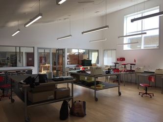 Skovvangskolen - 6. Indgang F2 - Faglokalerne til billedkunst og sløjd