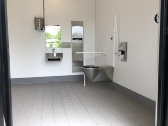 Mosede Fort - Toiletbygning