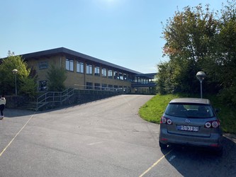 Gyvelhøjskolen - 3. Bygning B - Stueplan - Faglokalet til musik og skolens kantine