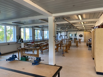 Gyvelhøjskolen - 2. Bygning B - Stueplan - Faglokalerne til Håndværk & Design og Madkundskab