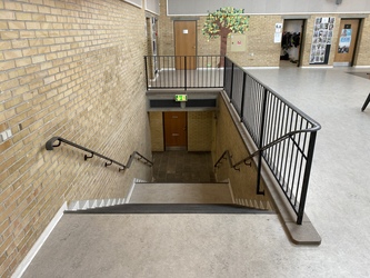 Gyvelhøjskolen - 2. Bygning B - Stueplan - Faglokalerne til Håndværk & Design og Madkundskab