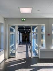 Gyvelhøjskolen - 4. Bygning D - Adgang til Bygning D, 1. sal i Bygning B og Bygning C