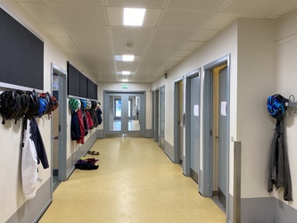 Mølleskolen Ry - 8. Sydfløjen - 1. sal via Nord- og Vestfløjen