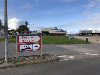 Sejerøfærgen - Passagerer i bil fra Havnsø