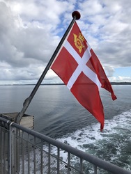 Sejerøfærgen - Passagerer i bil fra Havnsø