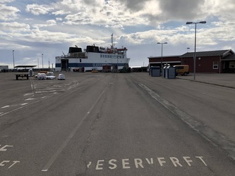 Sejerøfærgen - Passagerer i bil fra Sejerø