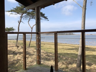 Fugletårn ved Gyldensteen Strand - Egensehytten