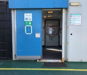 Lolland Færgefart - Kragenæs-Femø - Toilet ombord