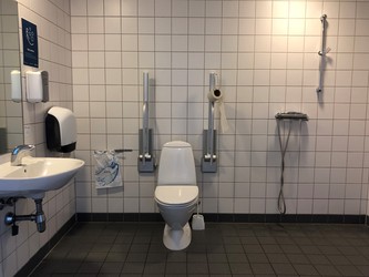 Nordsøen Oceanarium - Toilet ved Ocean Cafe (Niveau +1)