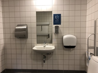 Nordsøen Oceanarium - Toilet ved Ocean Cafe (Niveau +1)