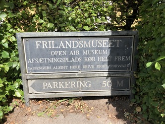 Frilandsmuseet -  Hovedindgangen og indretningen af området