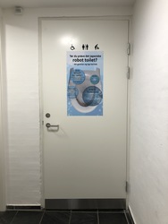 Økolariet - Toilette im Erdgeschoss